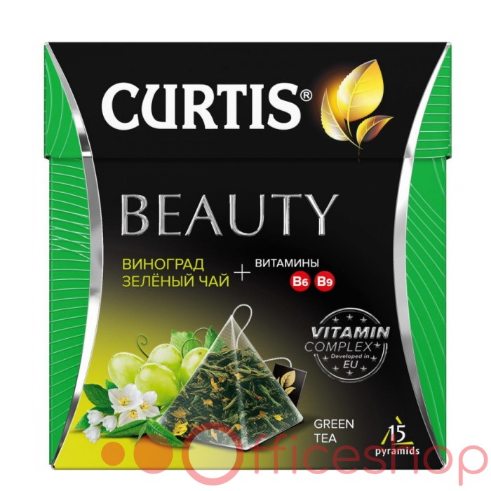 Ceai negru Curtis Immuno cu vitamine, 5 cutii assorti a câte 15 pliculețe 010958